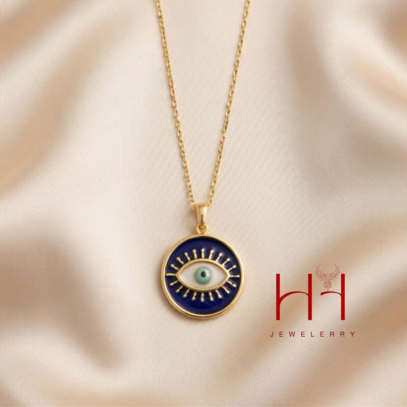 Nəzər Muncuğu Qızılı Sep